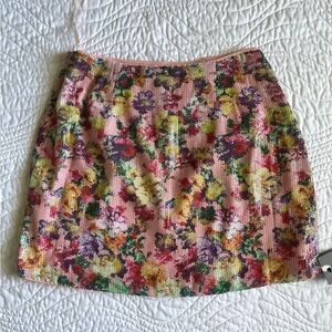 Sequin Mini Skirt